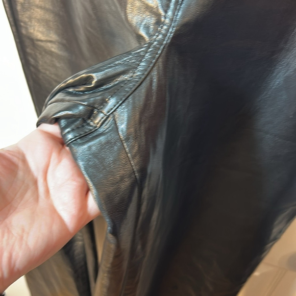 Wilfred Aritzia Melina black vegan leather pants size 16 - Picture 11 of 13